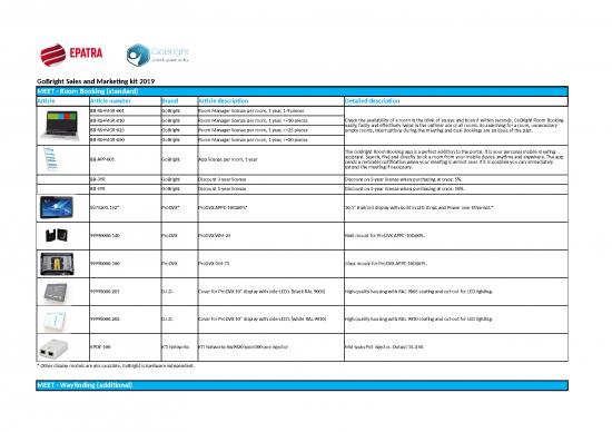 picture1_Room Booking Template Excel Free Download 31065 | Gobright Sales And Marketing Kit 2019 Eng Without Prices