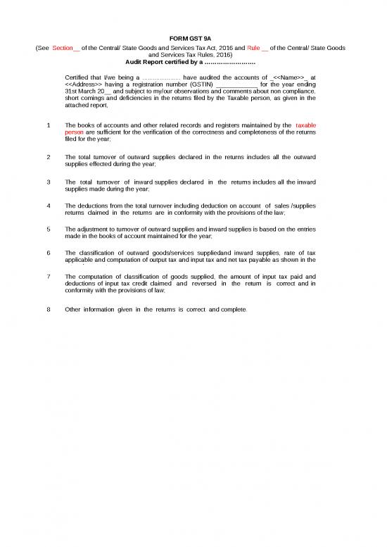 picture Excel Sheet Download 30773 | Gstr 9b 26092016