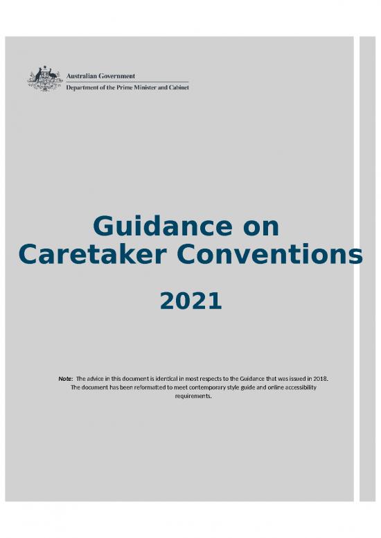 picture_Budget Spreadsheet 29806 | Guidance On Caretaker Conventions 2021