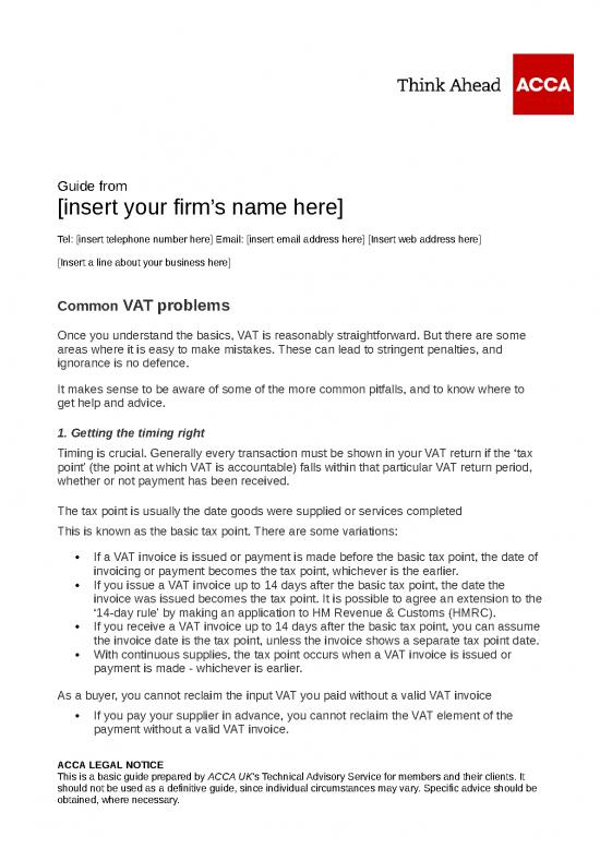 picture1_Make Invoices Microsoft Word 30497 | Guide To Common Vat Problems 0222