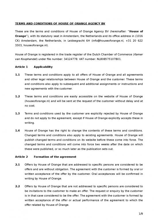 picture_House Of Orange Agency Bv T&c
