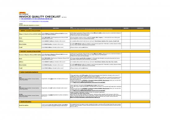 picture1_Checklist Template Excel Free Download 31048 | Invoice Quality Checklist   2021