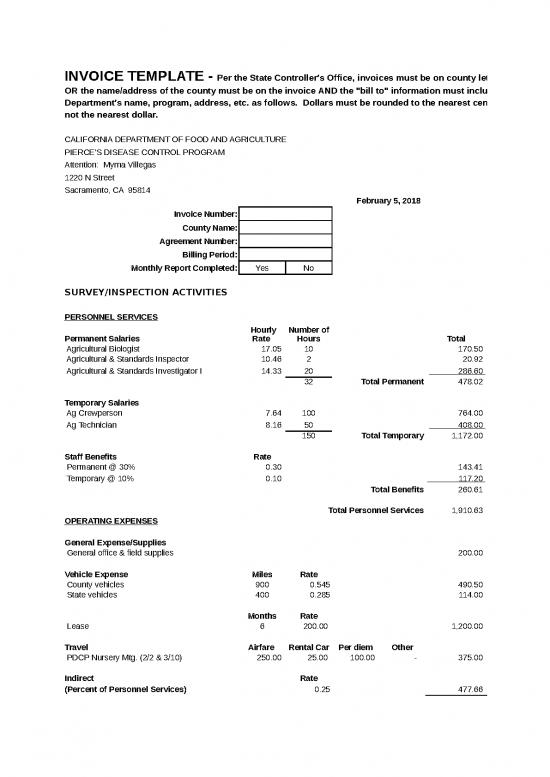 picture Billing Format In Excel Free Download 31018 | Invoicetemplate