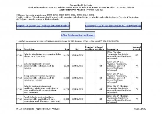 picture1_Excel Sheet Download 31193 | January 2019 Behavioral Health Fee Schedule