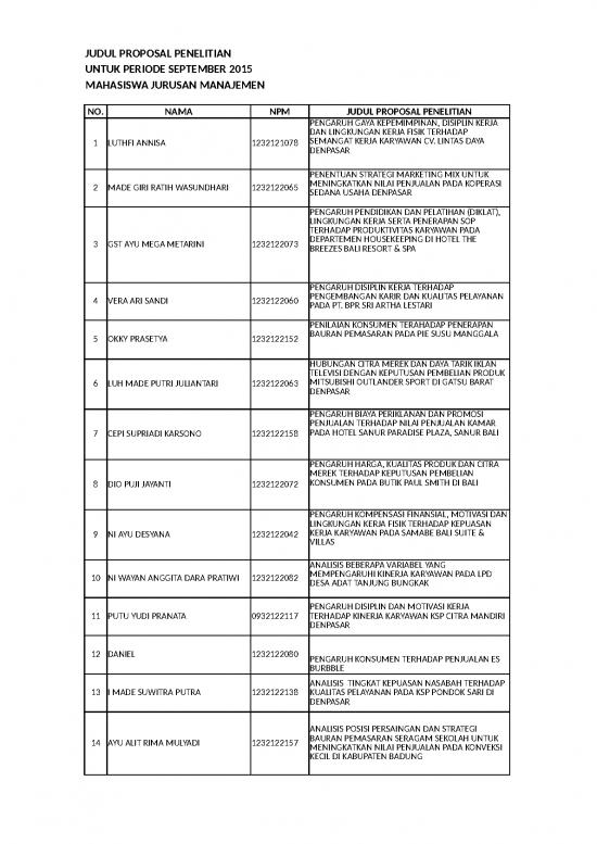 picture Excel Sheet Download 30862 | Judul Proposal Mhs Man Periode Sept 2015 Revisi 611 picture Excel Sheet Download 30862 | Judul Proposal Mhs Man Periode Sept 2015 Revisi 611