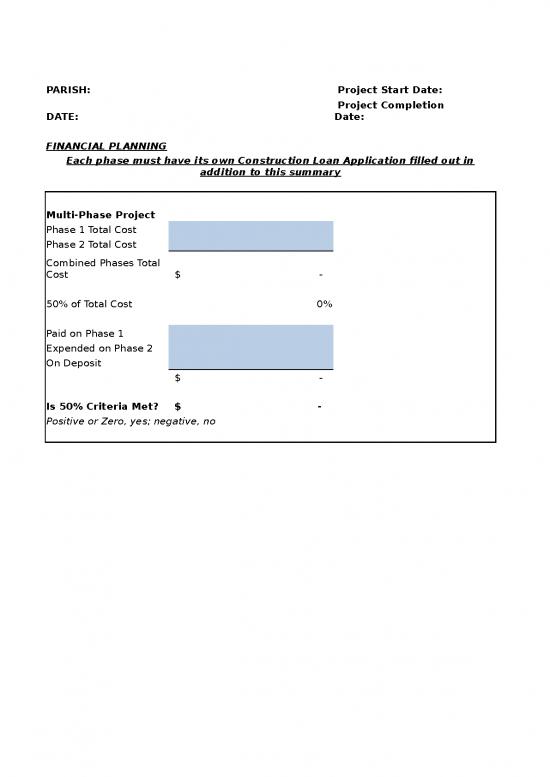 Budget Format Excel Free Download