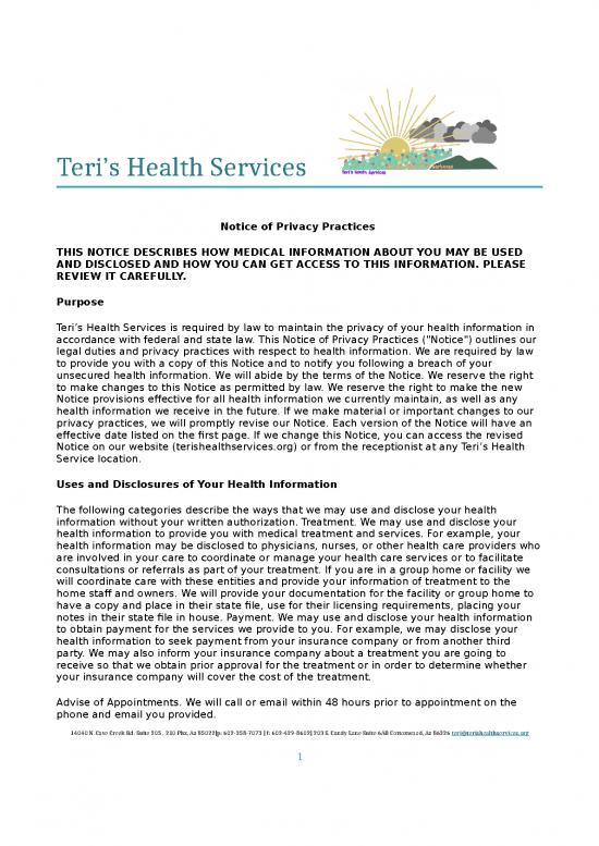 picture_Make Invoices Microsoft Word 29199 | Notice Of Privacy Practices