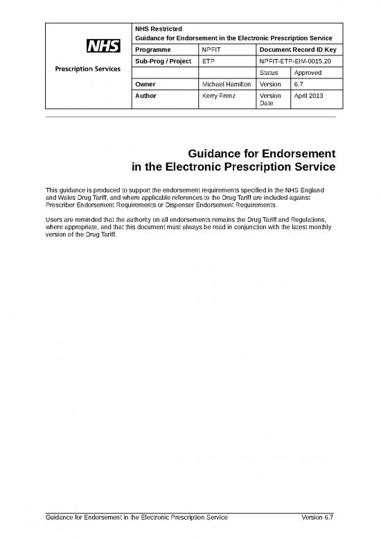 picture_Electronic Spread Sheet 30639 | Npfit Etp Eim 20 Guidanceforendorsement V7 April 2013 Approved