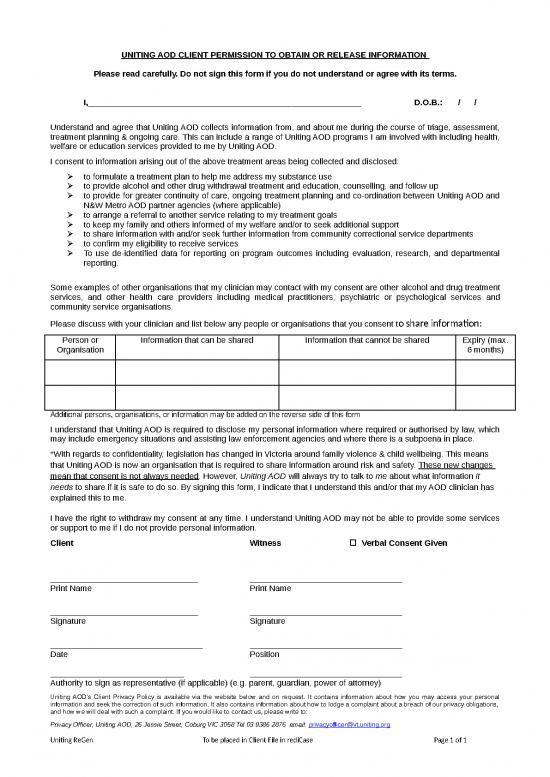 picture_Planning Spreadsheet 30010 | Permission To Obtain Or Release Information
