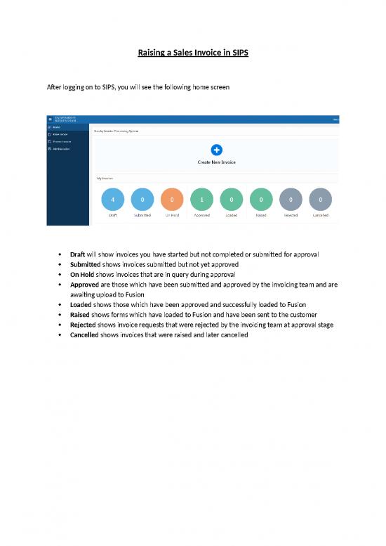 picture Invoice Template Word 30404 | Raising A Sales Invoice In Sips