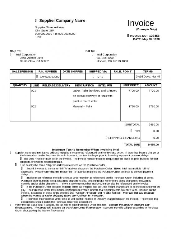 picture Bill Format In Word 30474 | Rapidinv