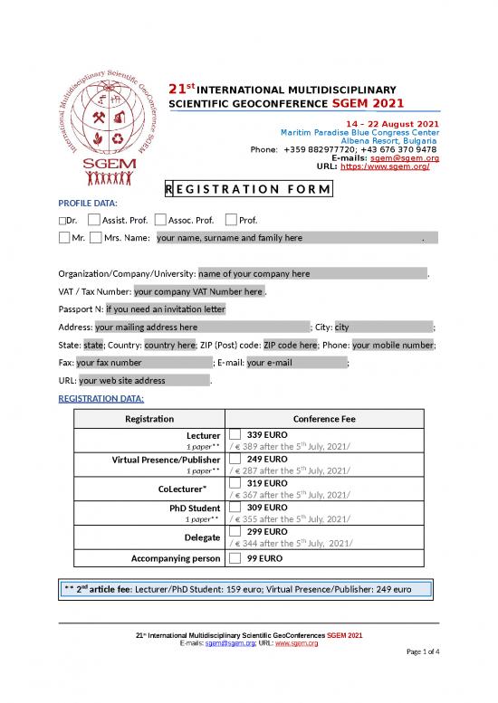 picture Company Presentation Template 29164 | Reg Geo 2021