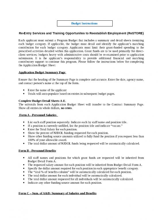 picture Free Financial Flyer Templates 29749 | Restore Ngo   Application Budget Instructions