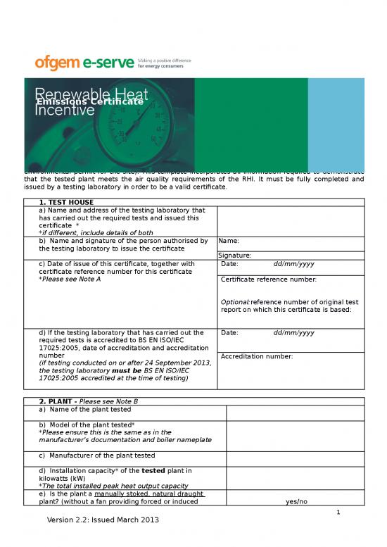 picture Certificate Word Format 30255 | Rhi Emissions Certificate 0