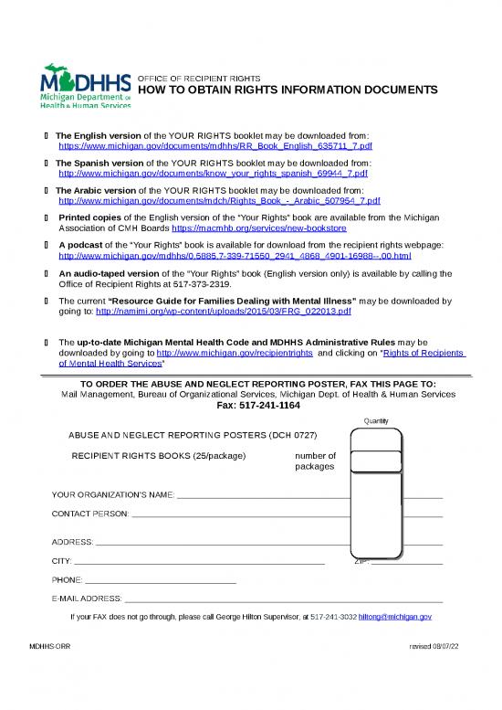 picture Book Template Word Free Download 29690 | Rights Order Form Office Services 686535 7