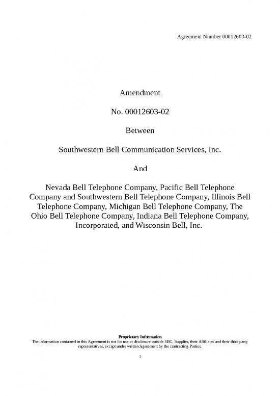 picture Company Presentation Template 30508 | Sbcstosbctelcosamendment2interexchangecarriesvc012003