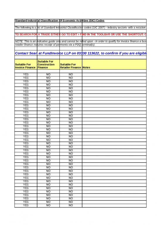 picture Invoice Template In Excel Format Free Download 31090 | Standard Industrial Classifications Sic Invoice Finance