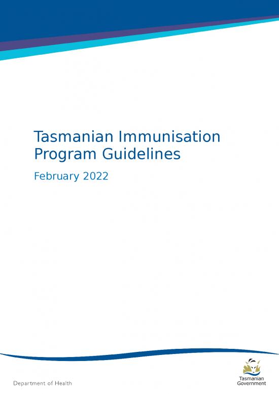 picture Health Flyer Template Word 29559 | Tasmanian Immunisation Program Guidelines Dohtasmania2021