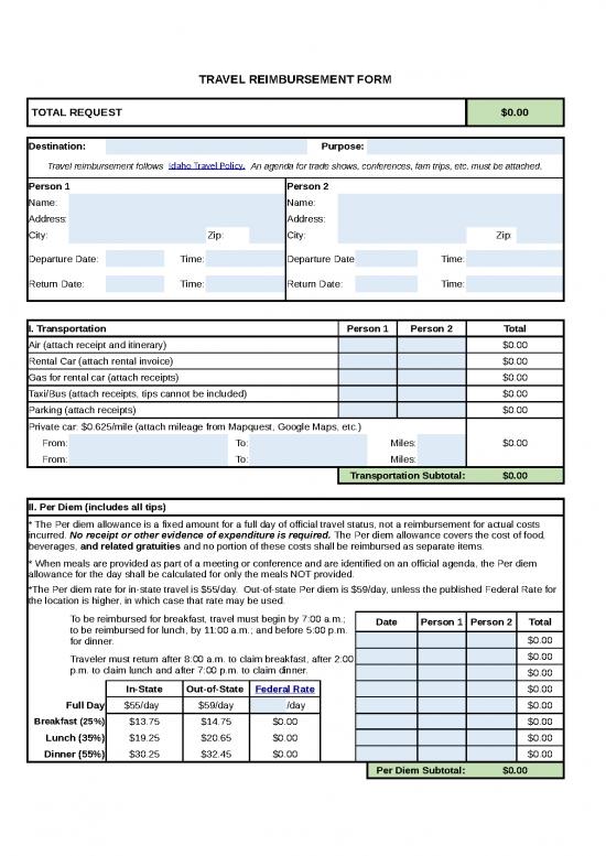 picture1_Excel Sheet Download 30782 | Travel Reimbursement Form 2022 Grantee