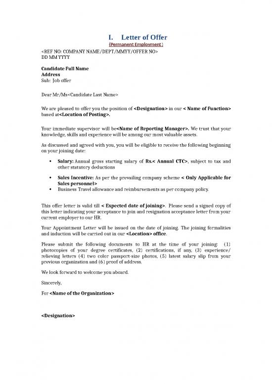 picture Business Spread Sheet 31359 | Various Hr Letters