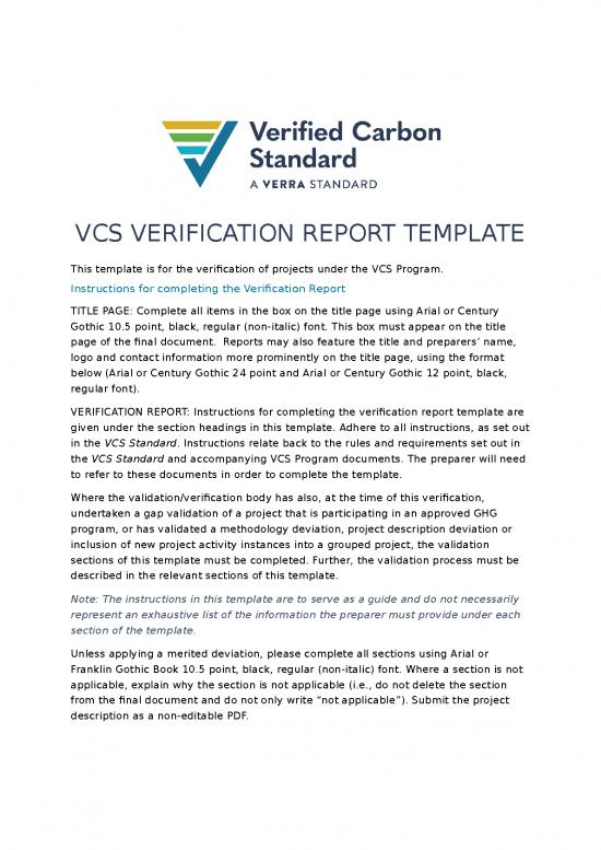 picture1_Ms Word Report Templates Free Download 29226 | Vcs Verification Report Template V1