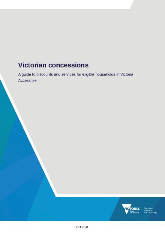 picture1_Victorian Concessions Guide To Discounts And Services Accessible 20220120
