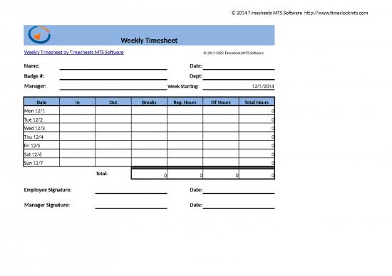 picture1_Weekly Timesheet Template Excel Free Download 31259 | Weekly Timesheet Template