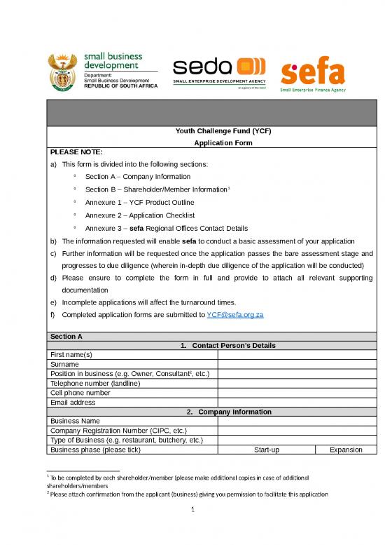 picture_Business Spread Sheet 29428 | Youth Challenge Fund Applicationform