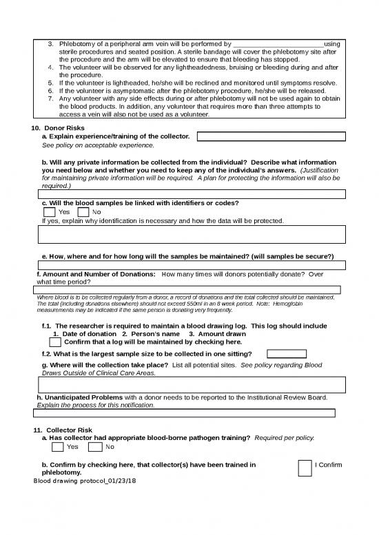 Blood Drawing Protocol 01 23 18