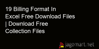 picture 19 Billing Format In Excel Free Download Files | Download Free Collection Files