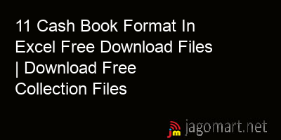 picture 11 Cash Book Format In Excel Free Download Files | Download Free Collection Files