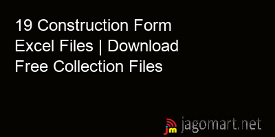 picture 19 Construction Form Excel Files | Download Free Collection Files