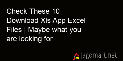 picture Check These 10 Download Xls App Excel Files | Maybe what you are looking for