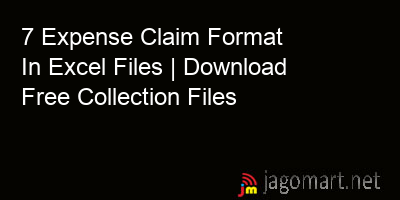 picture 7 Expense Claim Format In Excel Files | Download Free Collection Files
