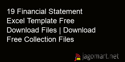 picture 19 Financial Statement Excel Template Free Download Files | Download Free Collection Files