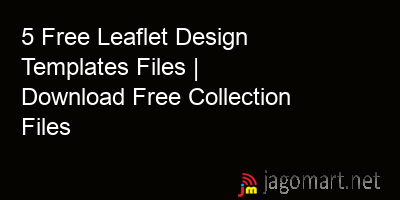 picture 5 Free Leaflet Design Templates Files | Download Free Collection Files