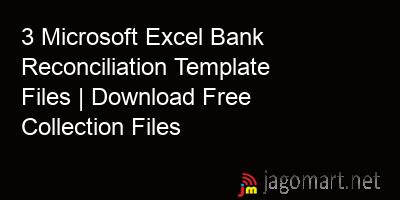 picture 3 Microsoft Excel Bank Reconciliation Template Files | Download Free Collection Files