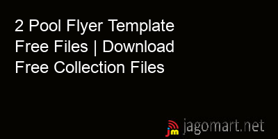 picture 2 Pool Flyer Template Free Files | Download Free Collection Files