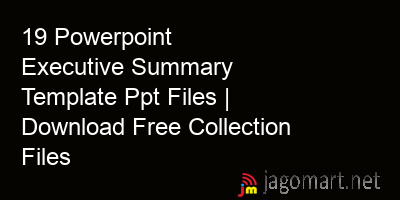 picture 19 Powerpoint Executive Summary Template Ppt Files | Download Free Collection Files