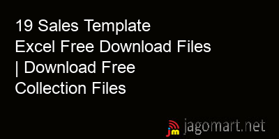 picture 19 Sales Template Excel Free Download Files | Download Free Collection Files