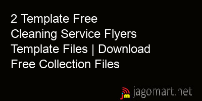 picture 2 Template Free Cleaning Service Flyers Template Files | Download Free Collection Files