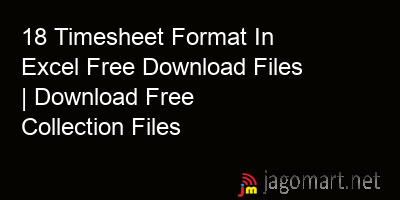 picture 18 Timesheet Format In Excel Free Download Files | Download Free Collection Files