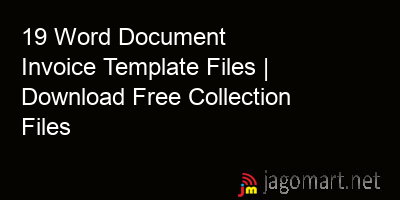 picture 19 Word Document Invoice Template Files | Download Free Collection Files