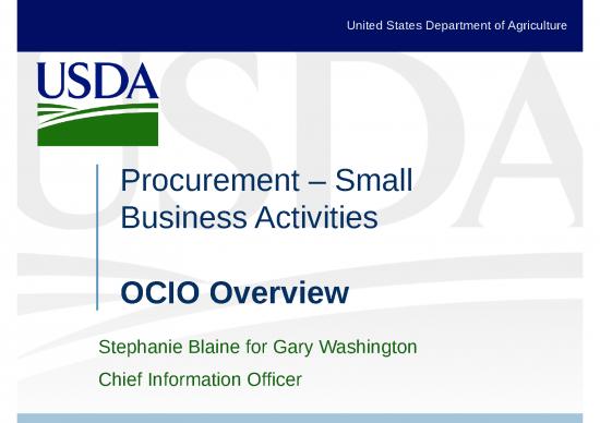 picture Business Power Point Slides 32261 | 201 Industry Day Office Chief Information Officer