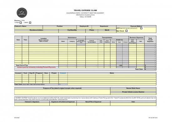 picture Business Expense Spreadsheet 33477 | 2021 Travel Expense Claim Form