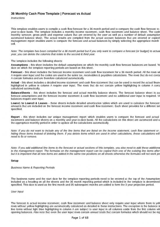 picture_Budget Spreadsheet 33212 | 3 Year Cash Flow Forecast Report Template 2021