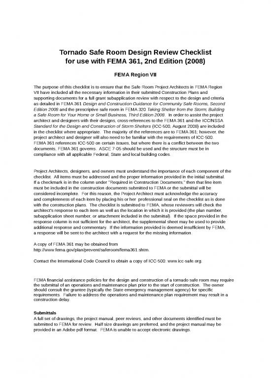 picture_Checklist Template Excel Free Download 31669 | 3d Fema Safe Room Designer Checklist 1