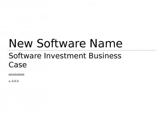 picture Business Power Point Slides 31760 | A Sample Business Case For Software Purchases