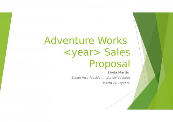 picture Powerpoint Executive Summary Template Ppt 31927 | Adventure Works