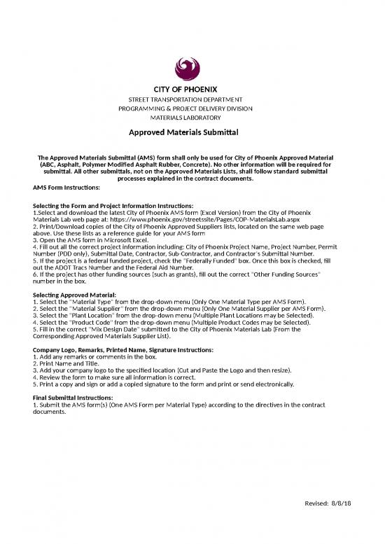 picture Download Form Excel 31690 | Approved Materials Submittal (ams) Form